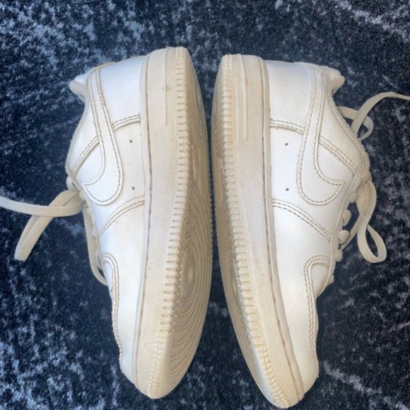 Kids White Air Force One Running Shoes 11.5 Toddler Sneakers - Picture 5 of 9